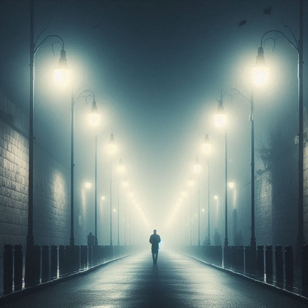 "Strolling The City On A Sleepless Night"