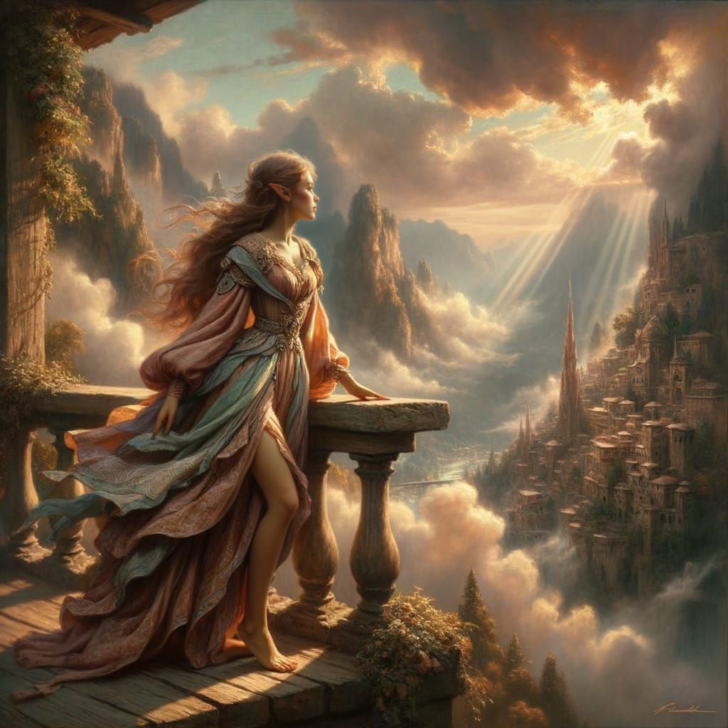 female elf  4 likes   by @Clockwork