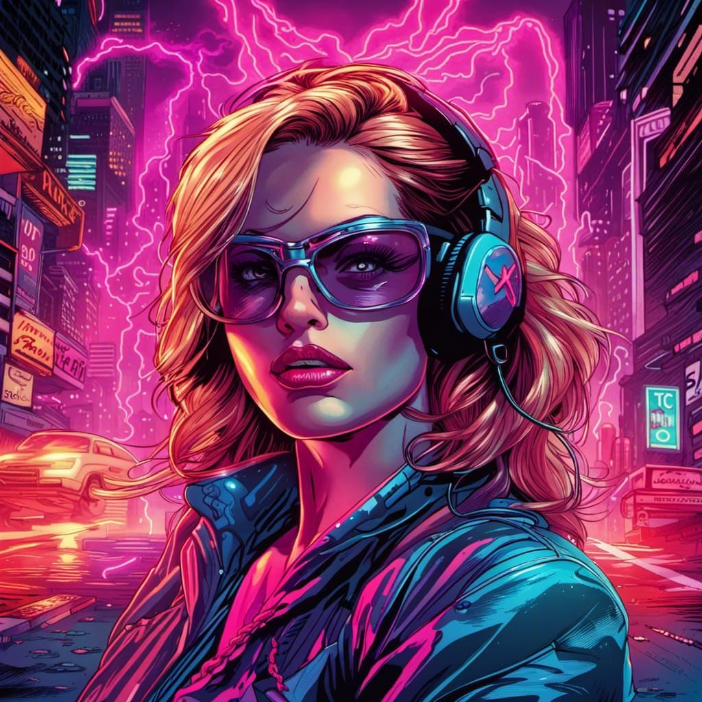 80s woman 💖 - AI Generated Artwork - NightCafe Creator