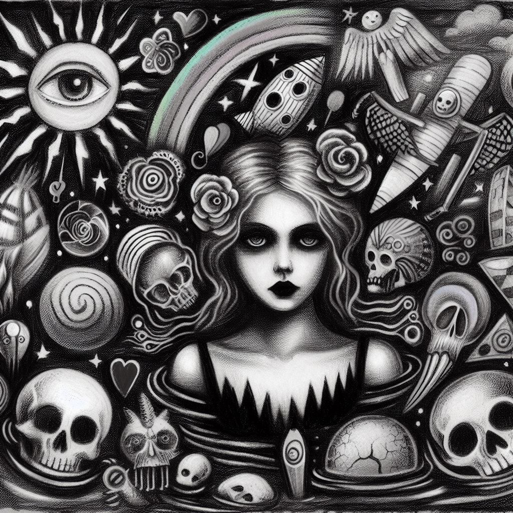 Cute Goth Art Jam Stuff