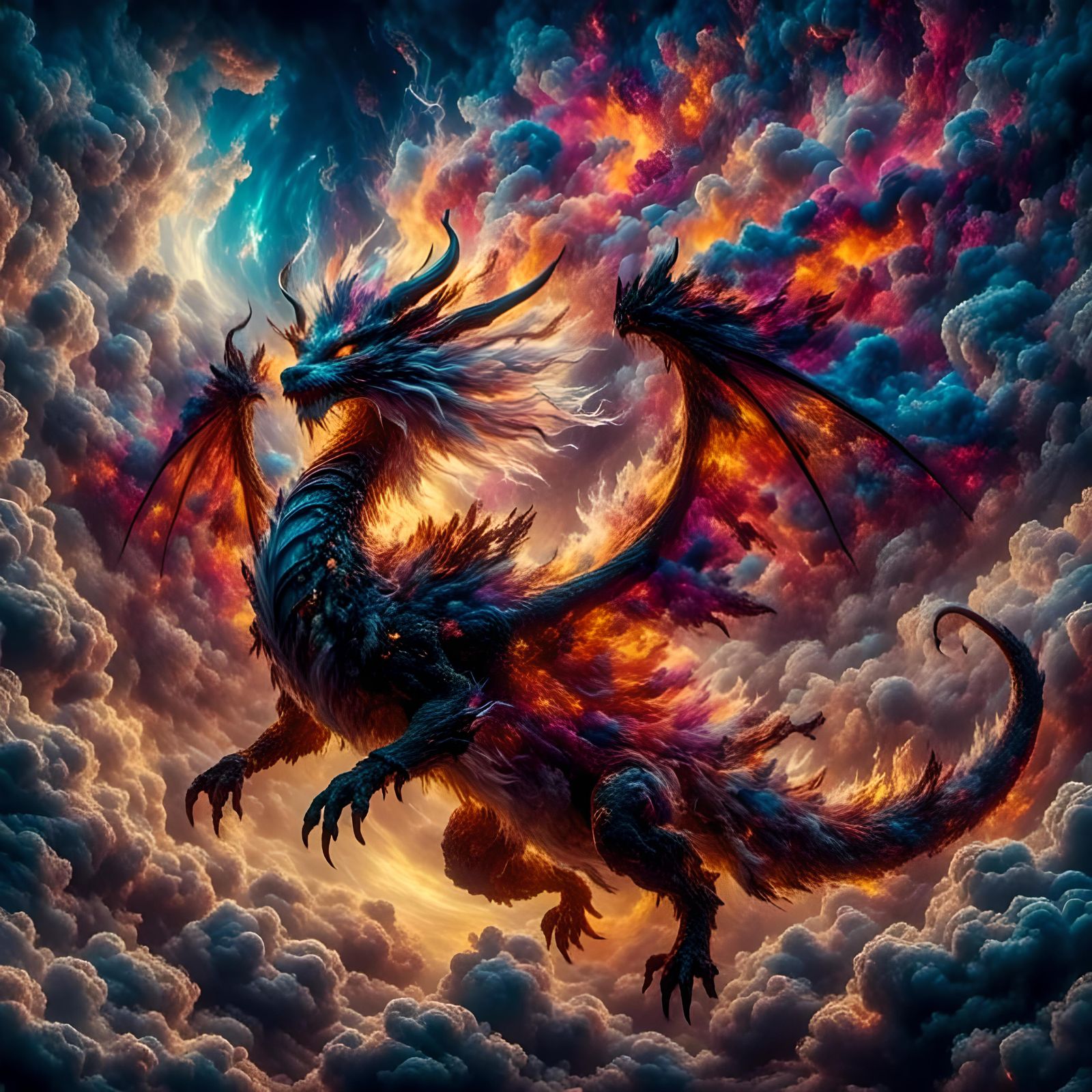 Cloud Dragon  by @Queen Of Denial