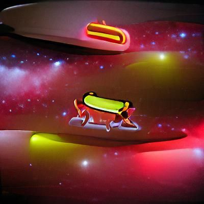 Hotdog spaceship