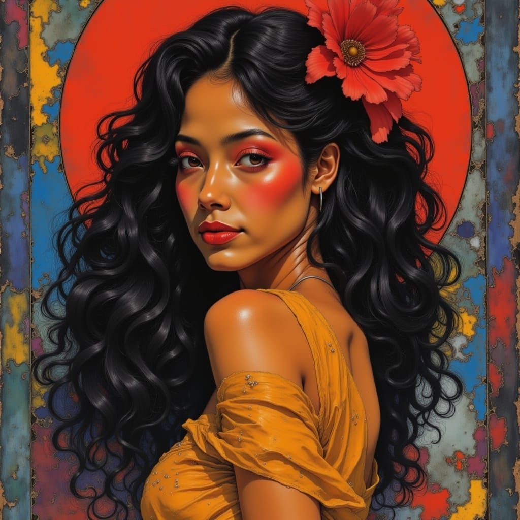 <lora:Radiant Combustion:1.0> Beautiful exotic woman