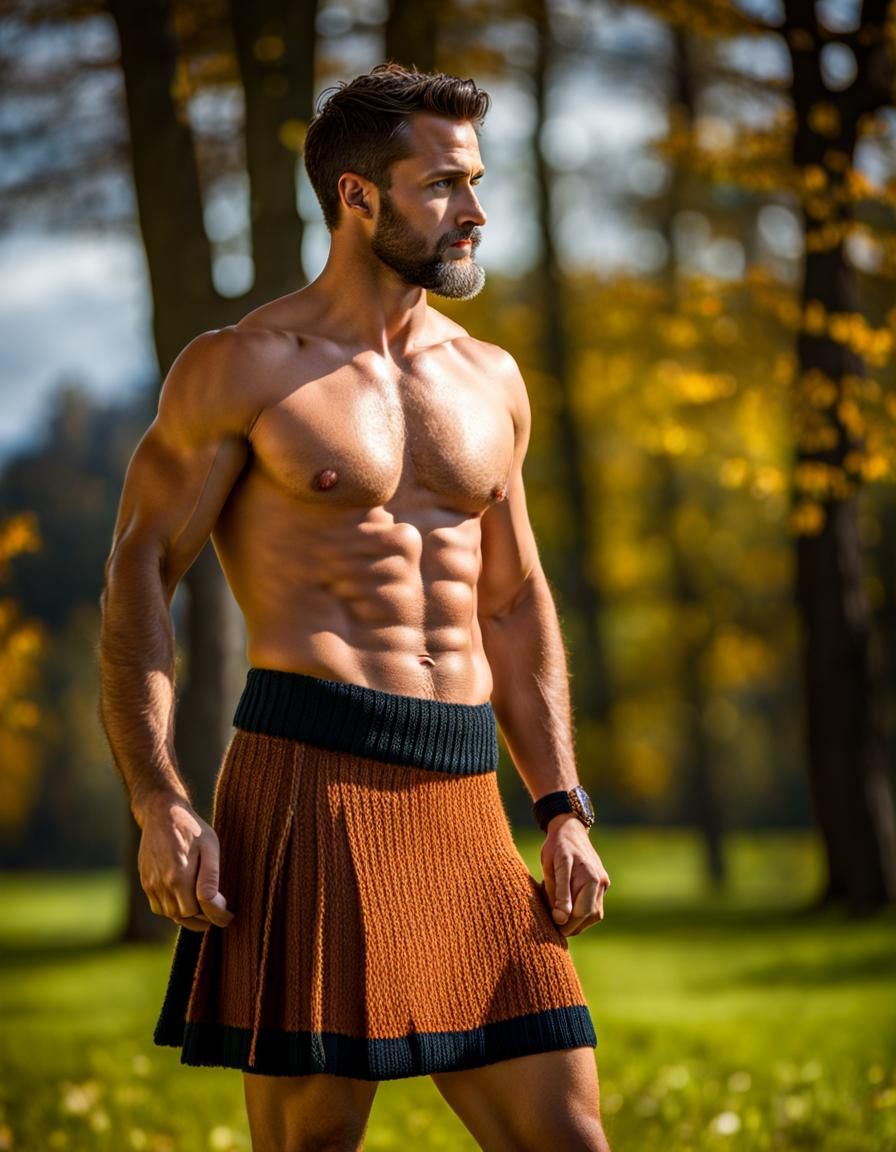 Scot with Kilt  by @Odelphi