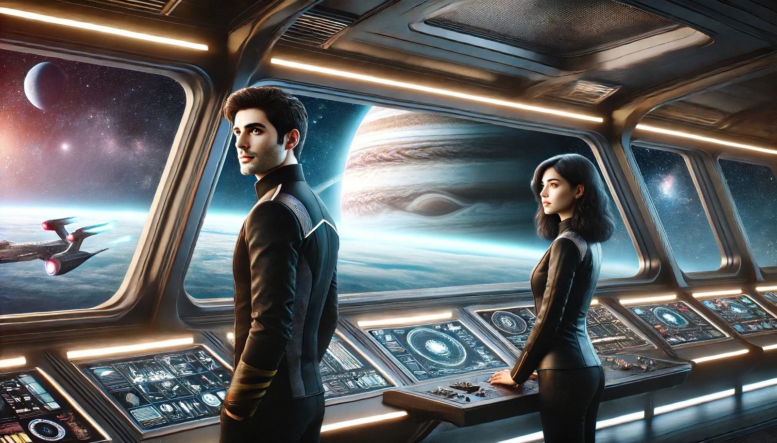 Jupiter Station makes First Contact with Time Travelers