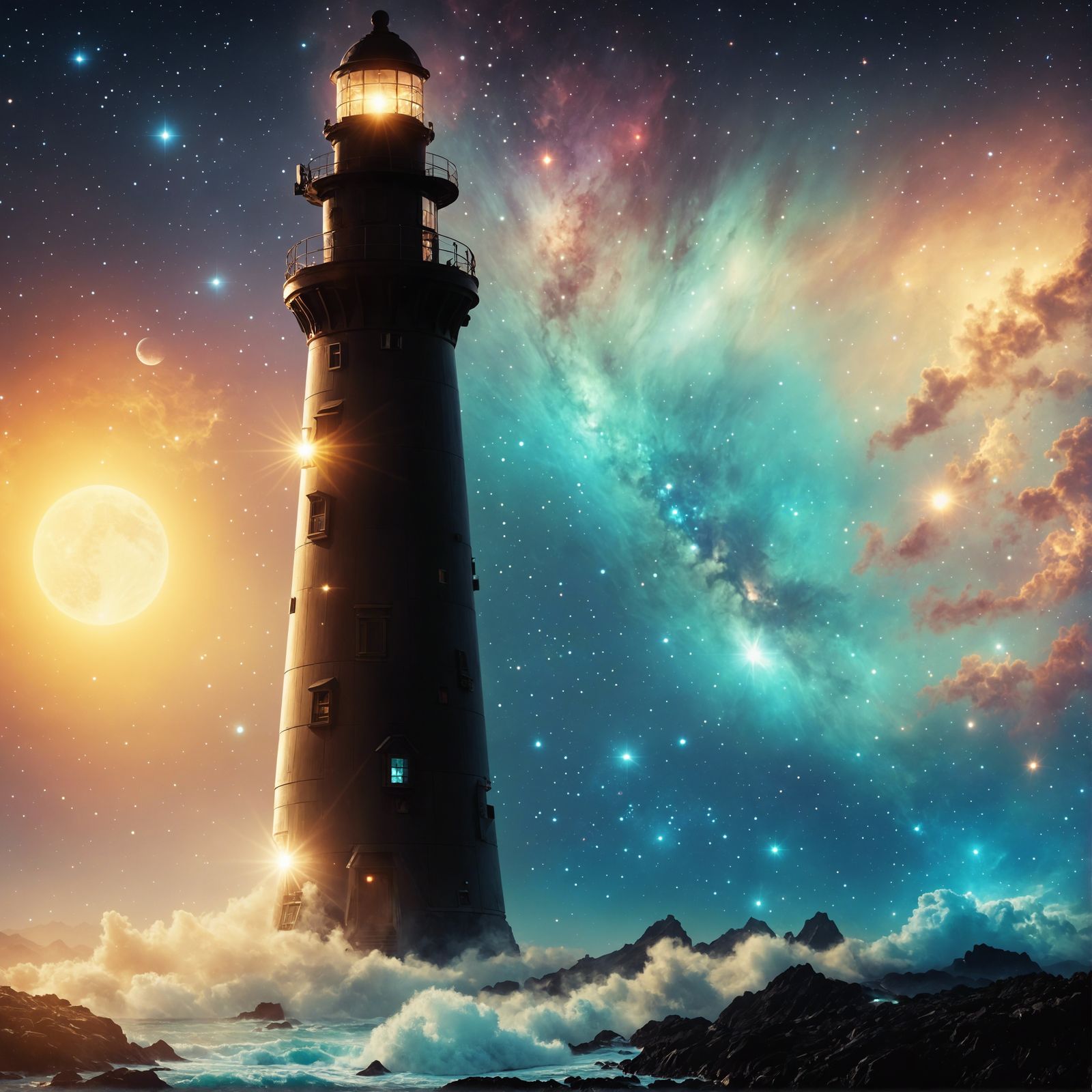 Cosmic Beacon upscale