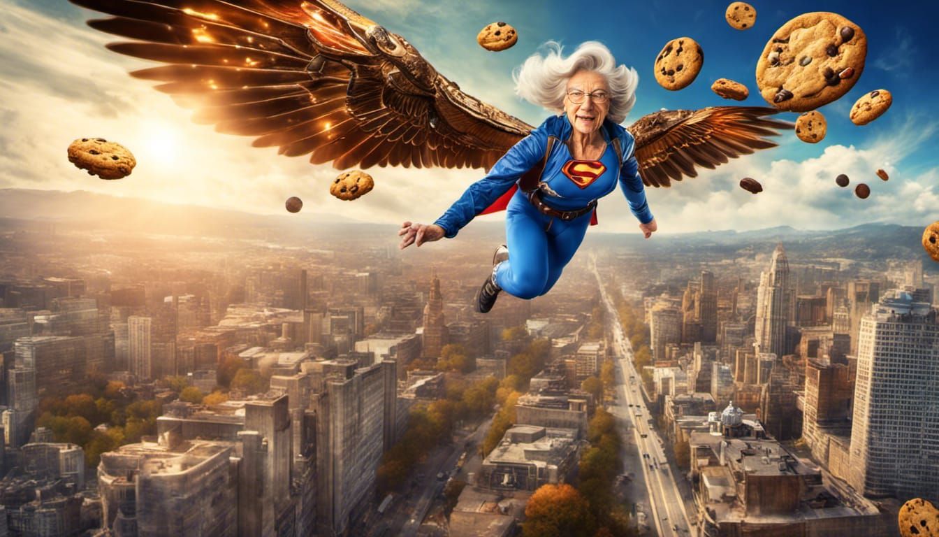 Super Nana Fighting Crime With Her Deadly Chocolate Chip Coo...