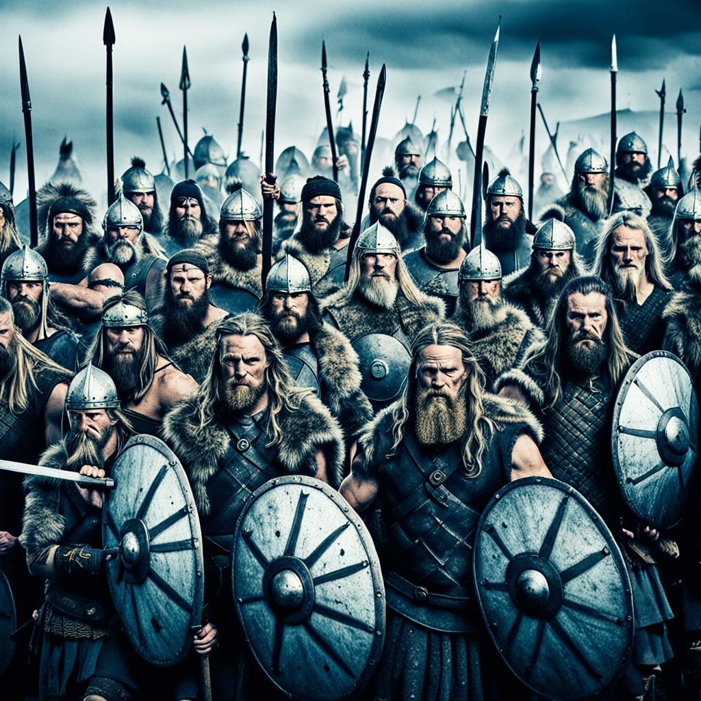Viking warriors