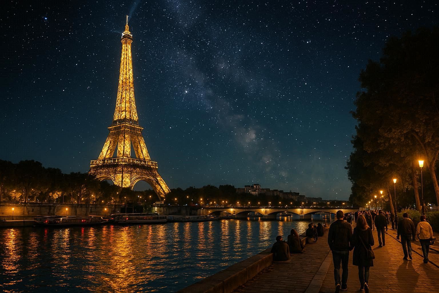 Paris at night