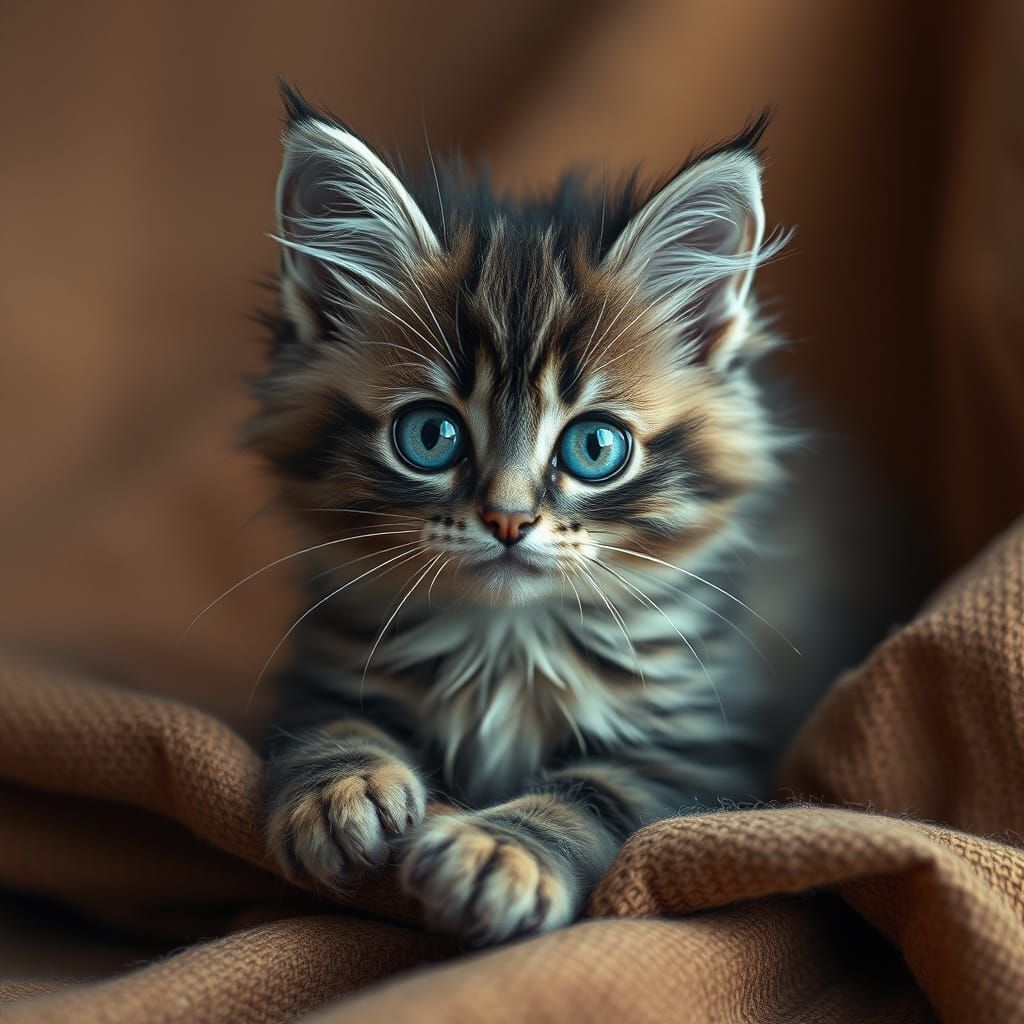 khaki, indigo, kitty  by @ShriekBanshee