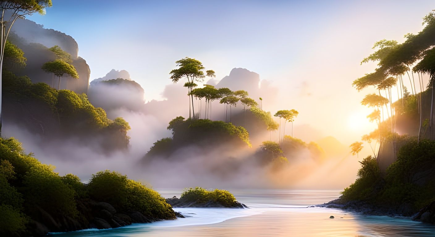 River in the Jungle  by @Unreality One