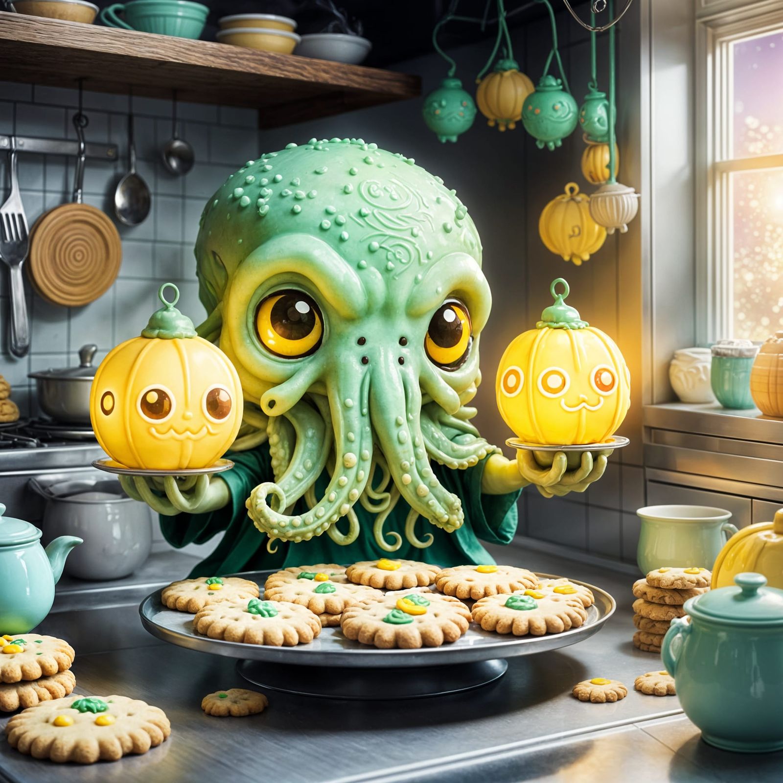 Little Baker Cthulhu  by @Soynuts