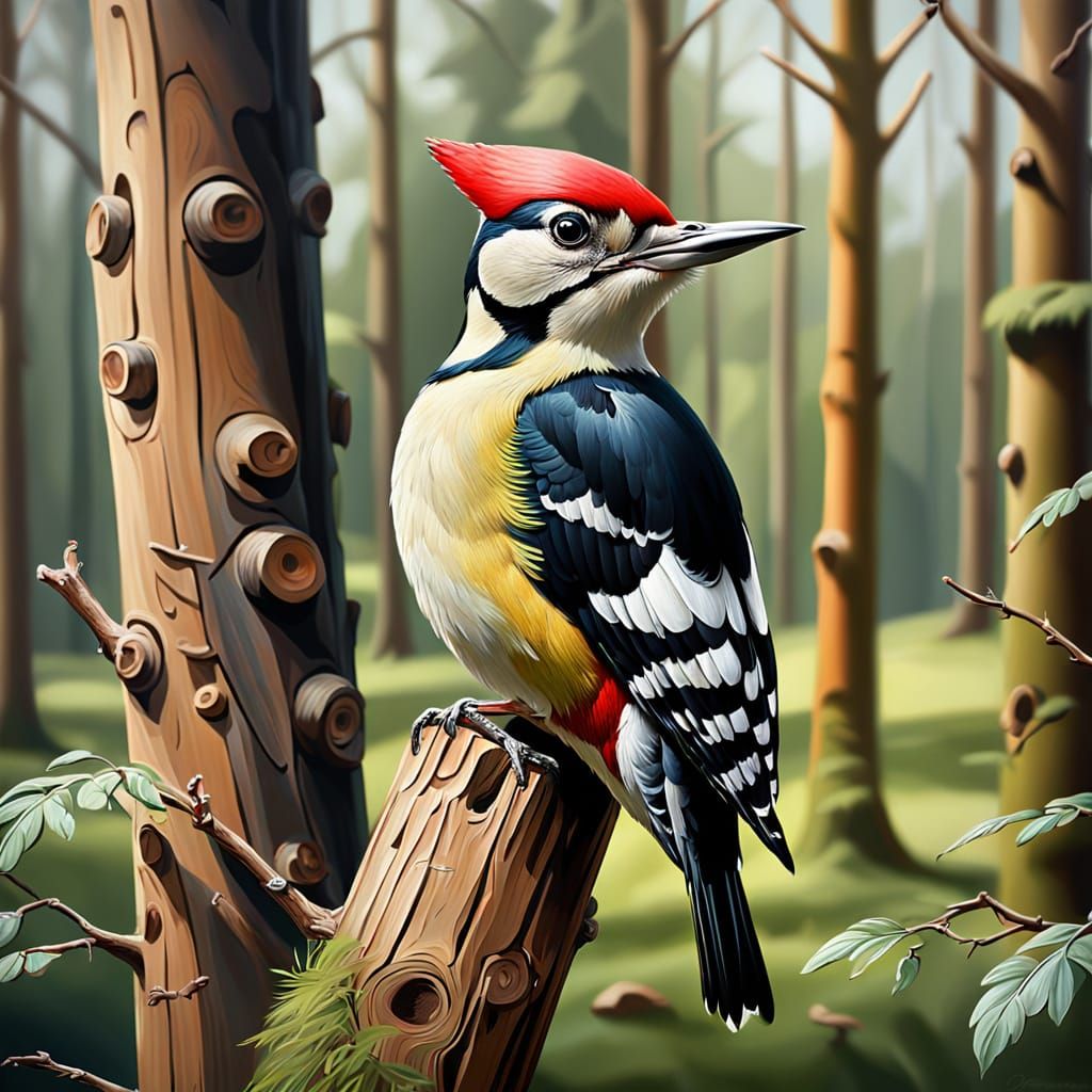 Woodpecker Style  by @MBee