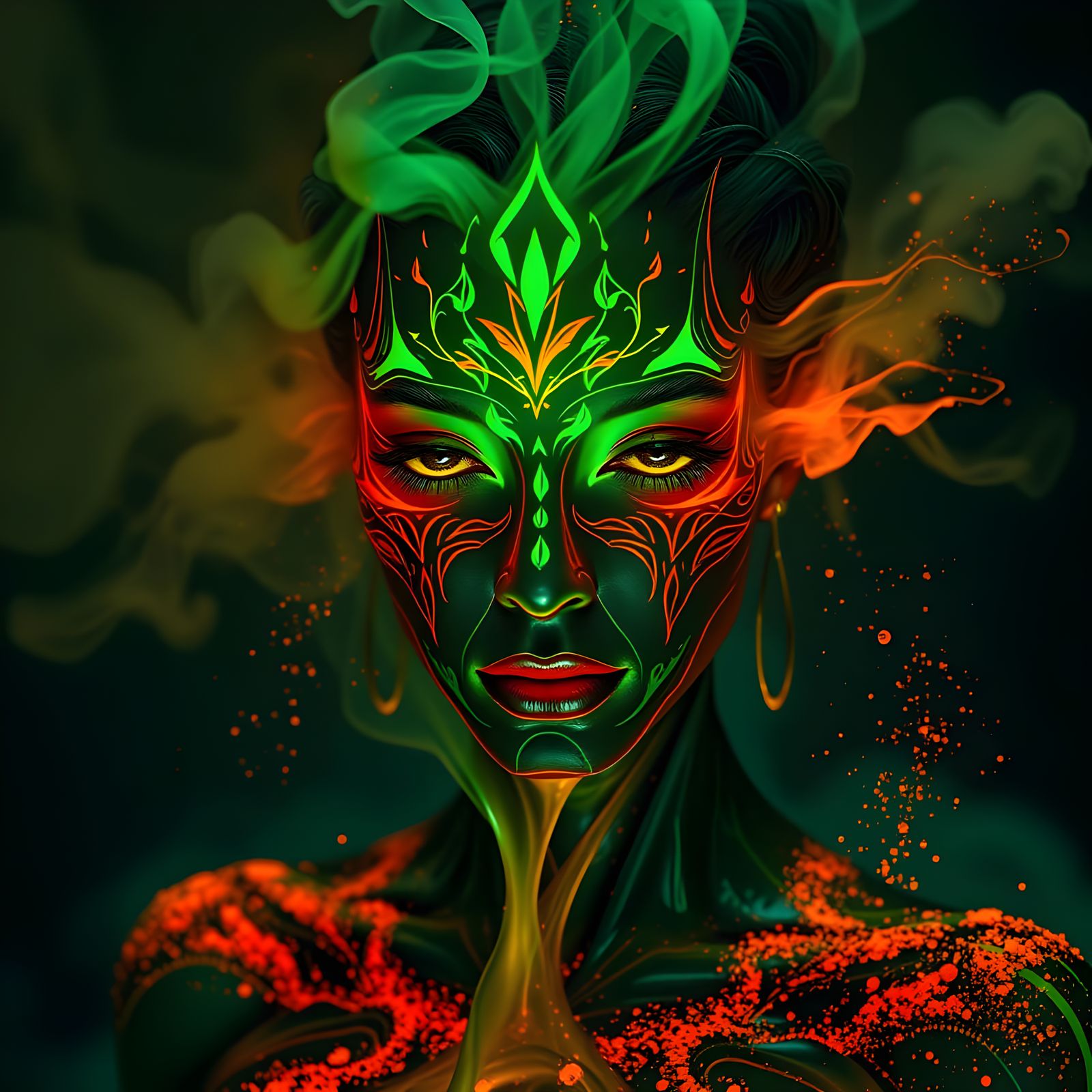 Neon Dust  by @zAxiNk