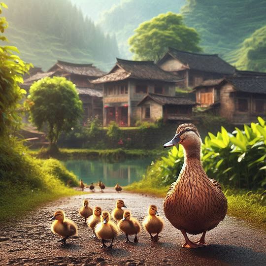 Come on kids, keep up it’s time to go home