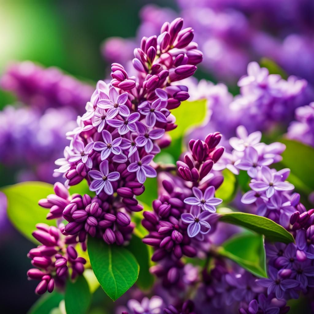 Purple lilacs