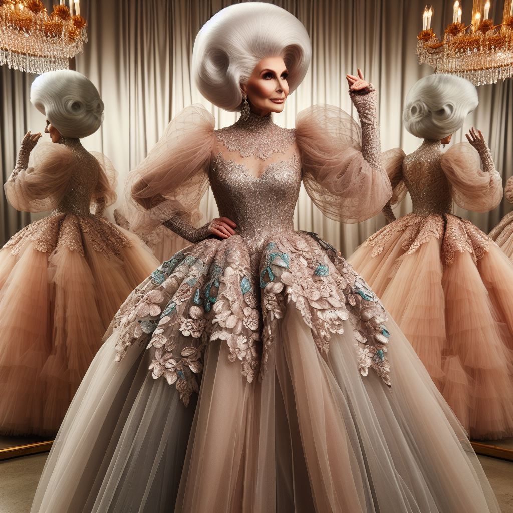 Living in a Satin Wonderland of Sissy Dresses, Satin Gowns, ...