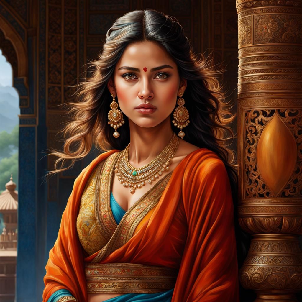 Hindu Beauty   by @undefined