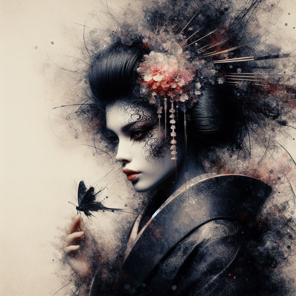 Dark Geisha  by @Stare