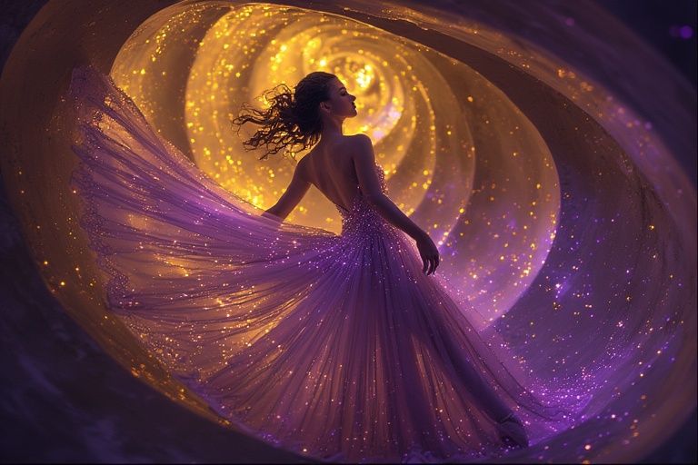 계단 위의 발레리나