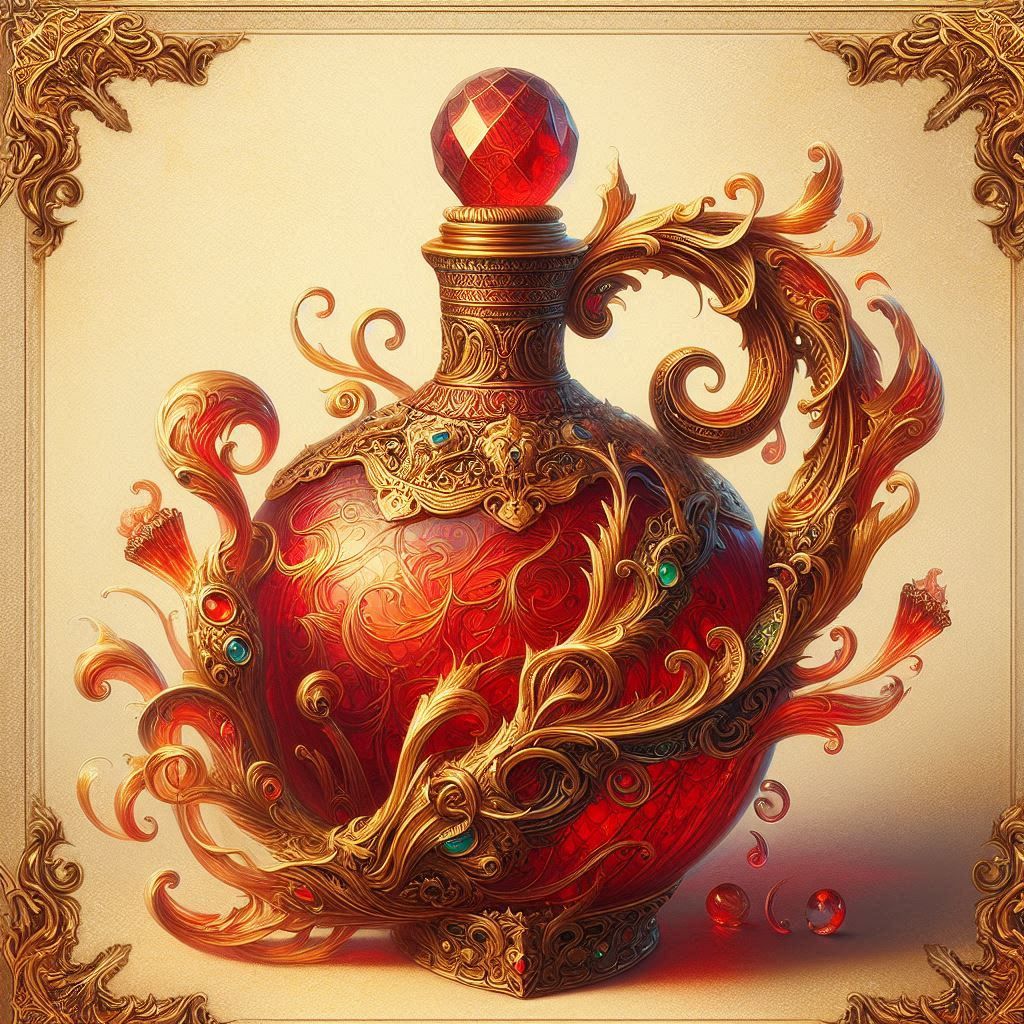 Healing Potions Come in Such Ornate Packaging to Promote Rec...
