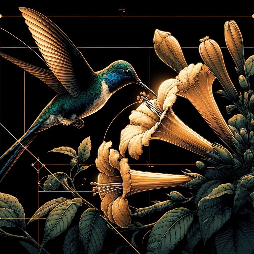 A Brush with Nature: a hummingbirds Pollination Symphony -π΅π΅π΅π΅π΅