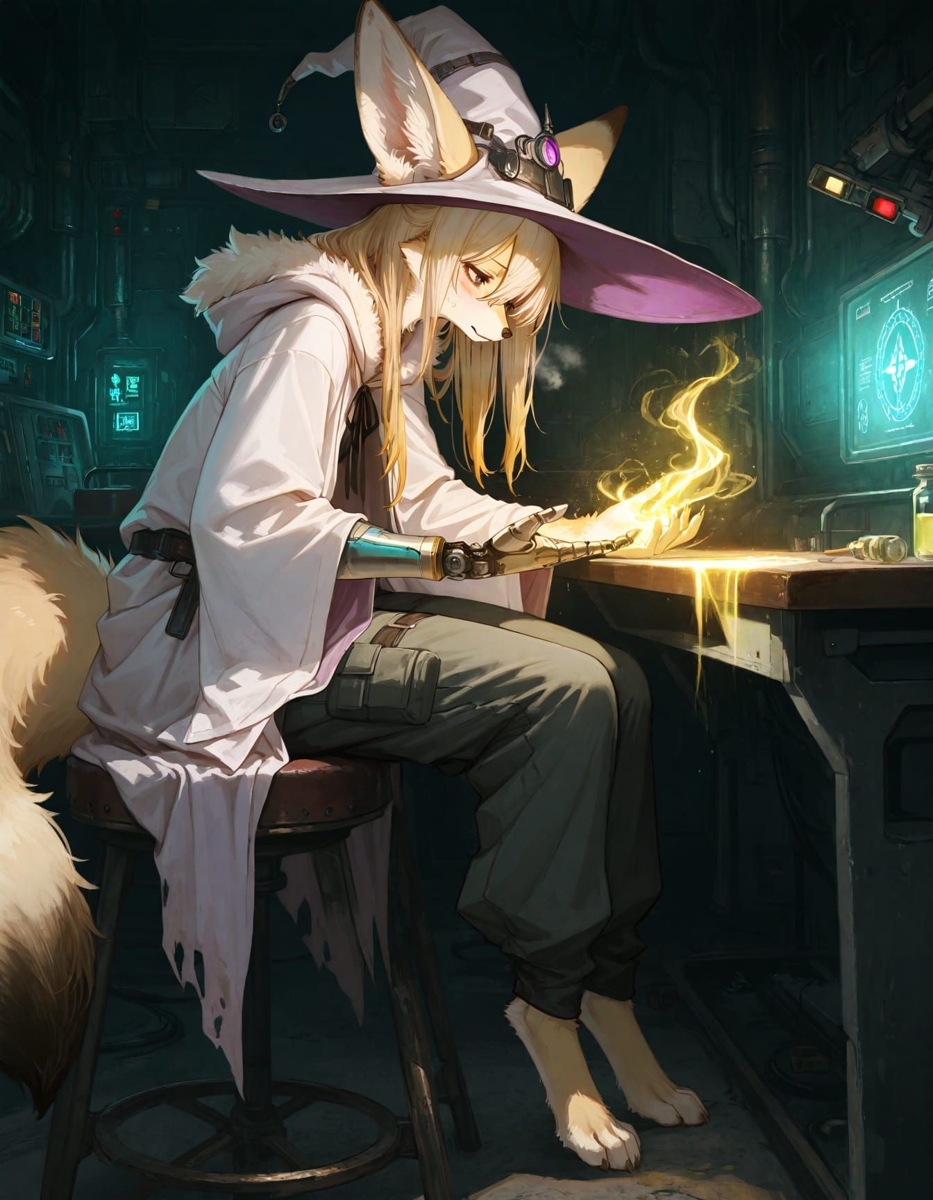 Late Night Magitech Study