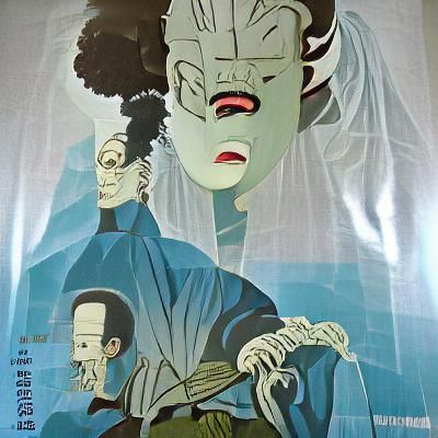 The Bride of Frankenstein movie poster Ukiyo-e