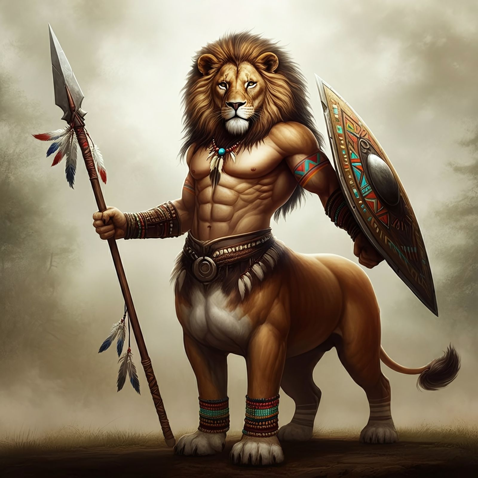 Wemic (Lion Centaur)