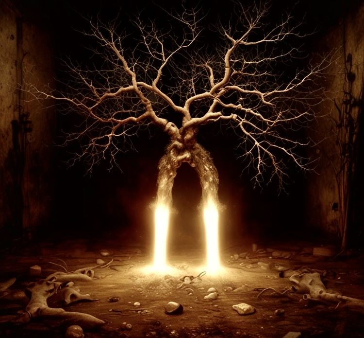 Finally, the trees gave up as well, and left