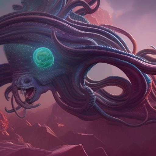Medusa in outer space
