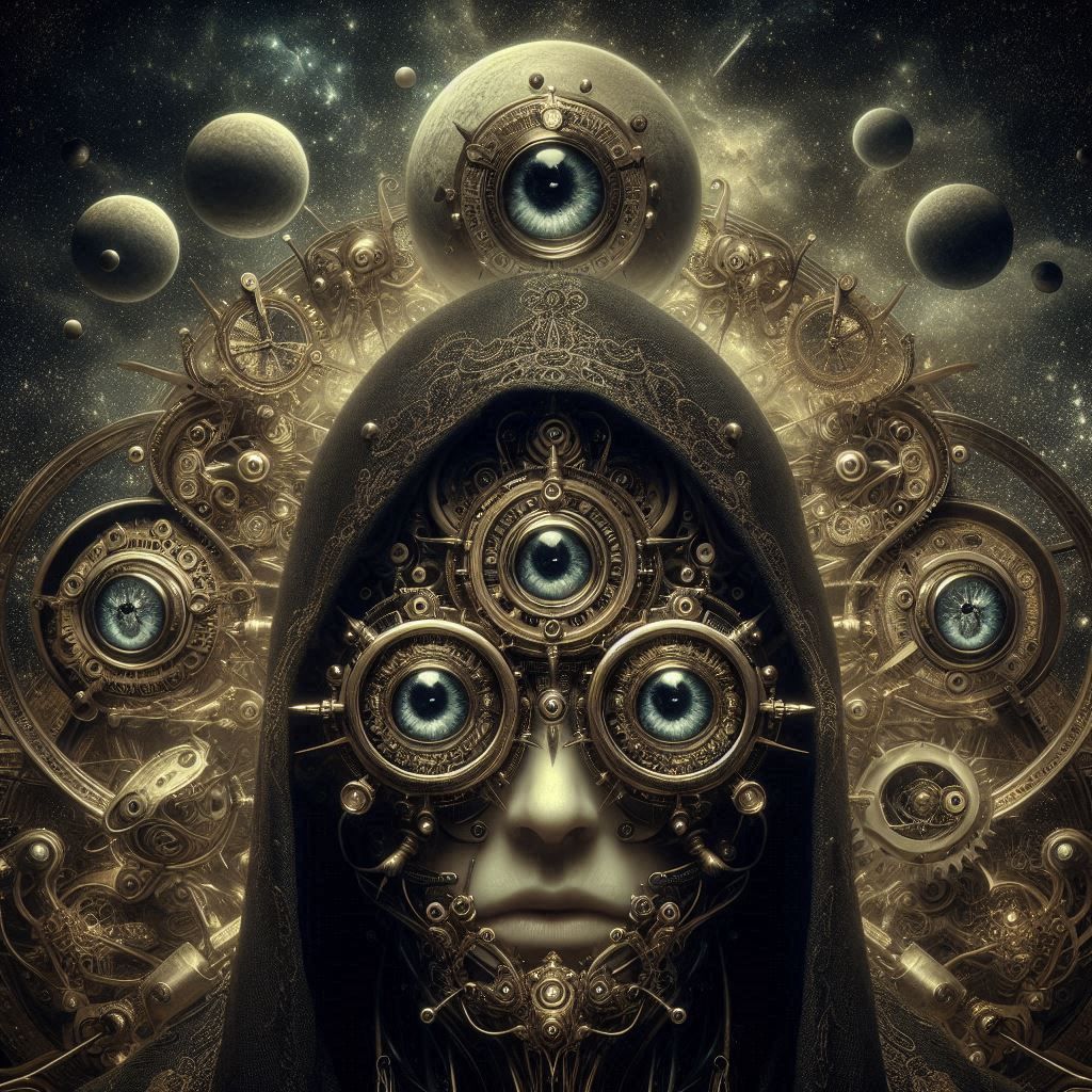 Steampunk Gothic Monk