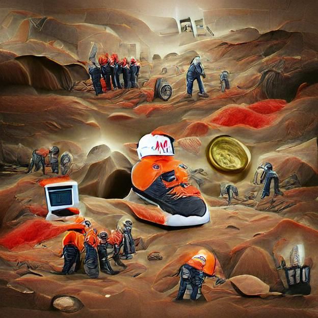 Miners on mars