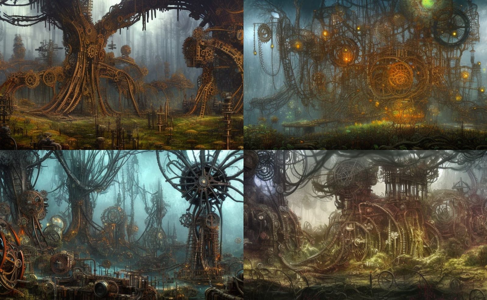 The mechanical forest