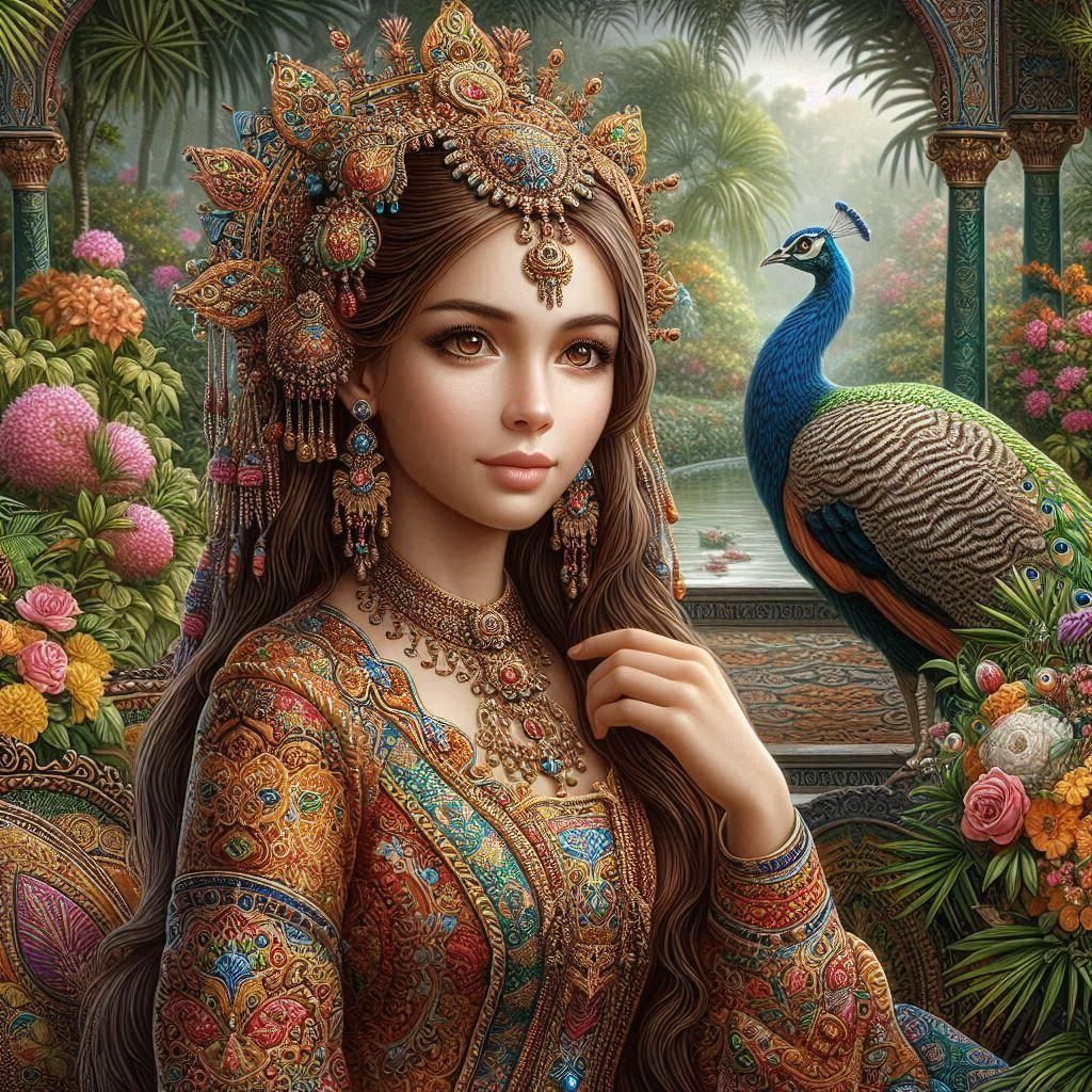 19th Century Brunei Royal Woman