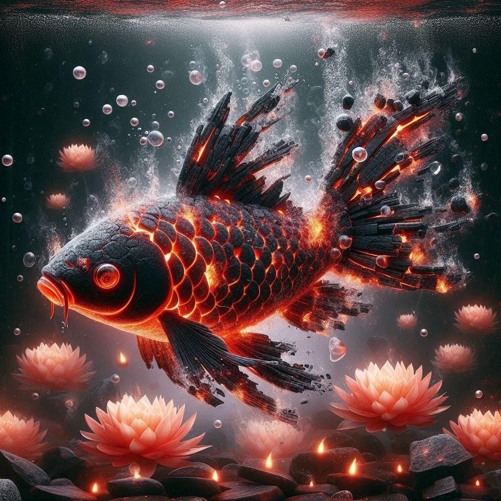 Smoked koi