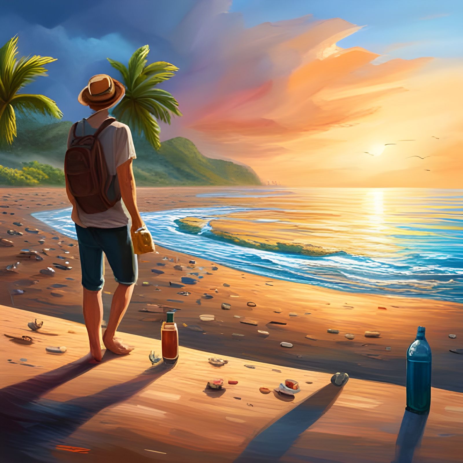 Reality of beach ⛱️  by @The ravan