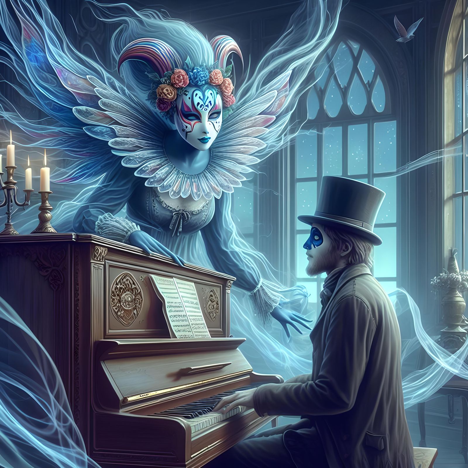 A listening guest from beyond