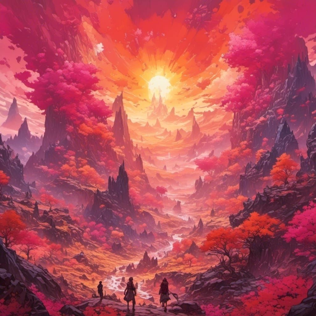 The sun ablaze <lora:Showcase:1.0>