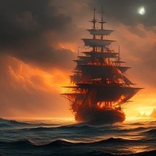 pirate ship  by @Nemo