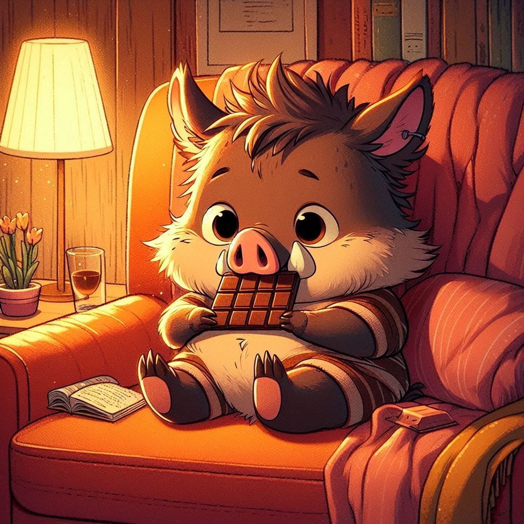 A well deserved chocolate for today!