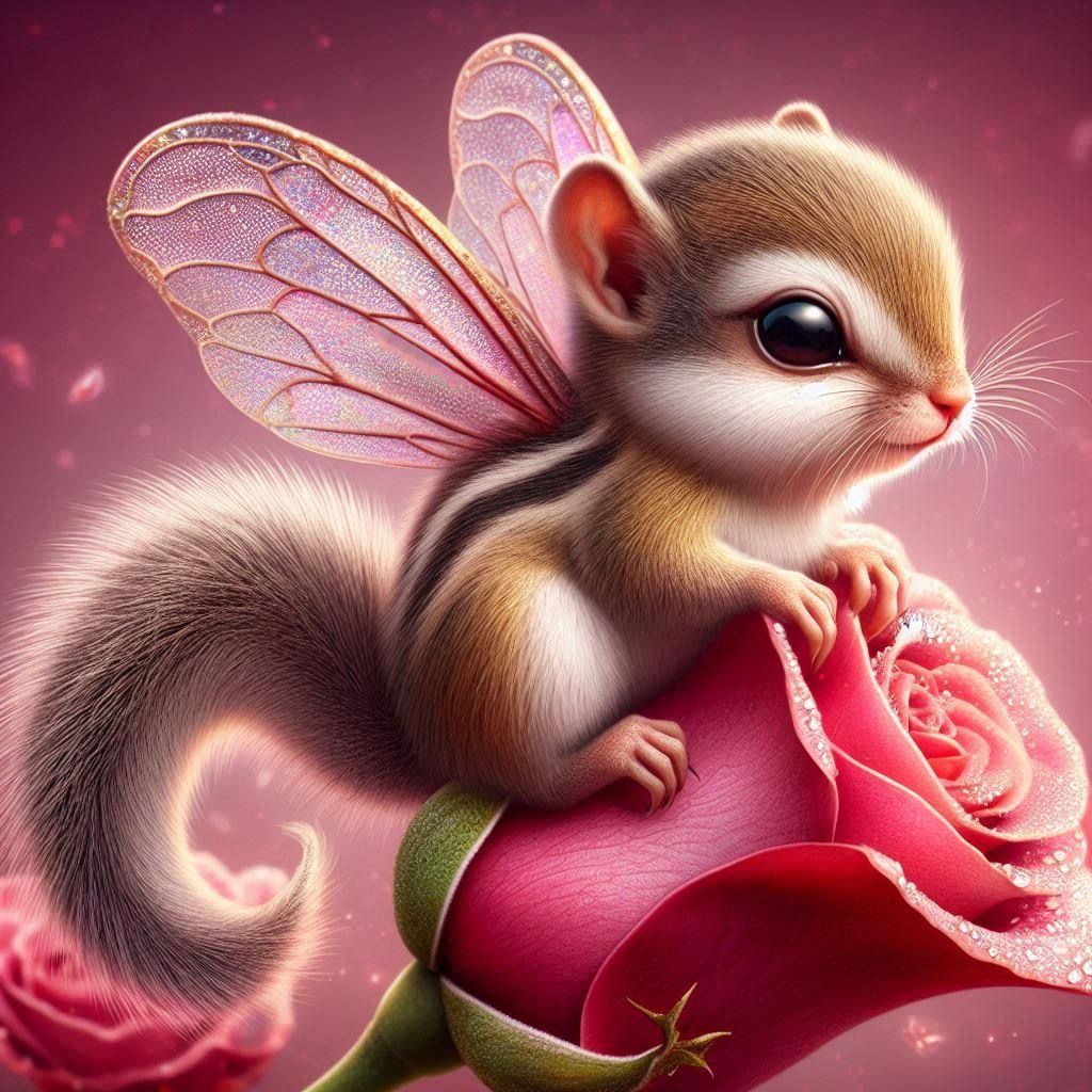 Rose bud Squirrel