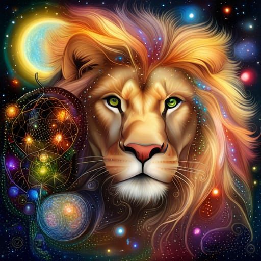 Beautiful Celestial Lion
