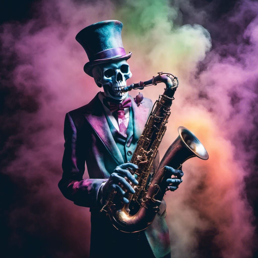 Ghostly Saxophone  by @Norman Wnuck