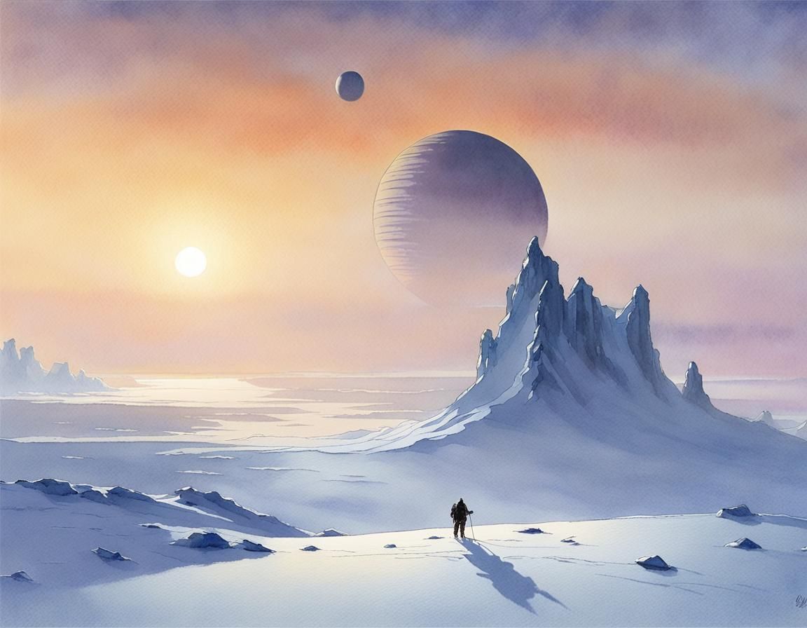 Exploring the ice world of Titan  by @DeeB