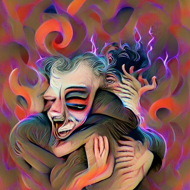 in the warm embrace of madness