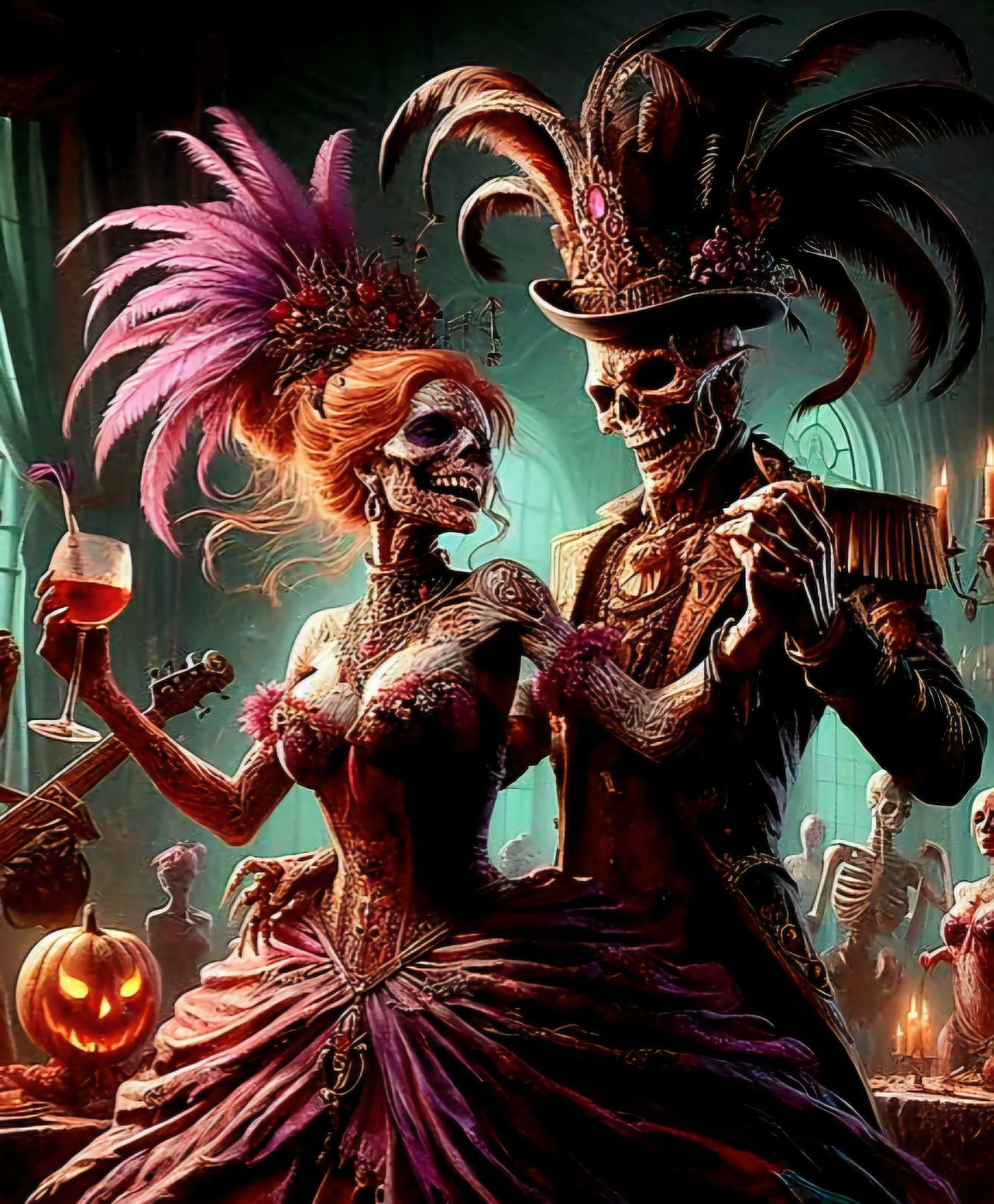 Baron Samedi and the Zombie Queen