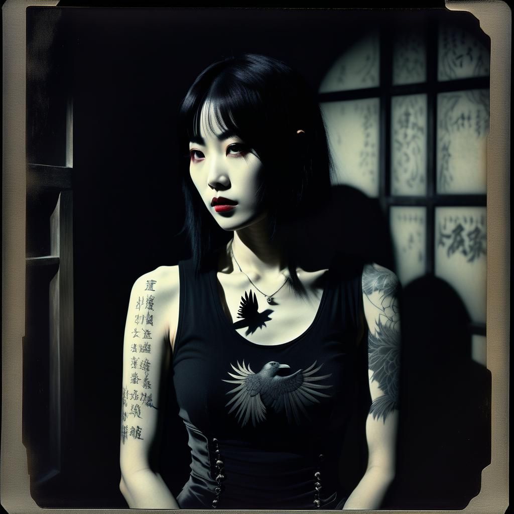 Tattooed girl