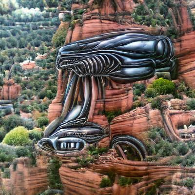 Sedona, by H.R. Giger