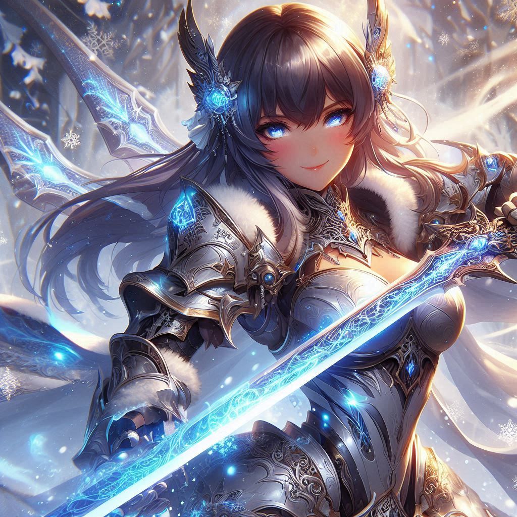 Lady Knight by DALL-E 3 (04)